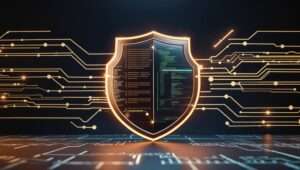 Symbolic image representing financial privacy and protection of cryptocurrency transactions.