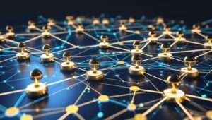 Diagram showing how Bitcoin mixing redistributes transactions to improve privacy.